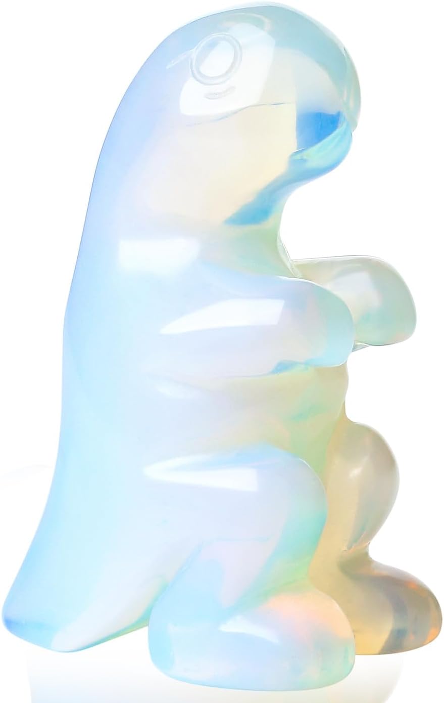 Sweet Spirit Animal Crystal Figurine - Pocket-Sized Healing Stone Sculpture for Pet Lovers, Birthdays & Mindfulness Gifts
