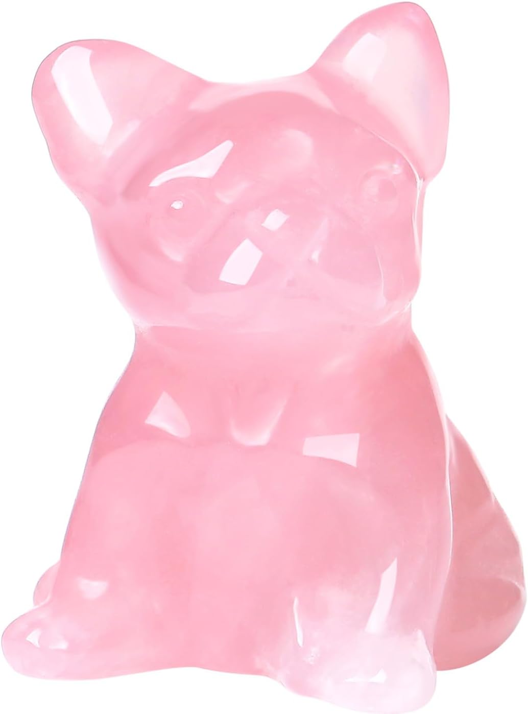 Sweet Spirit Animal Crystal Figurine - Pocket-Sized Healing Stone Sculpture for Pet Lovers, Birthdays & Mindfulness Gifts