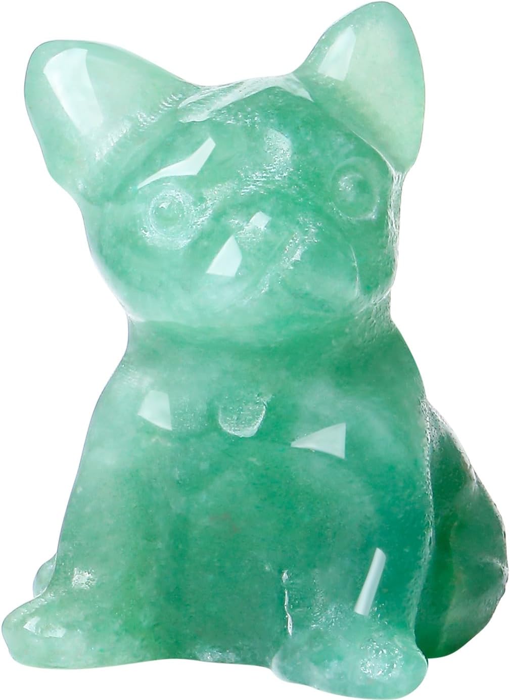 Sweet Spirit Animal Crystal Figurine - Pocket-Sized Healing Stone Sculpture for Pet Lovers, Birthdays & Mindfulness Gifts