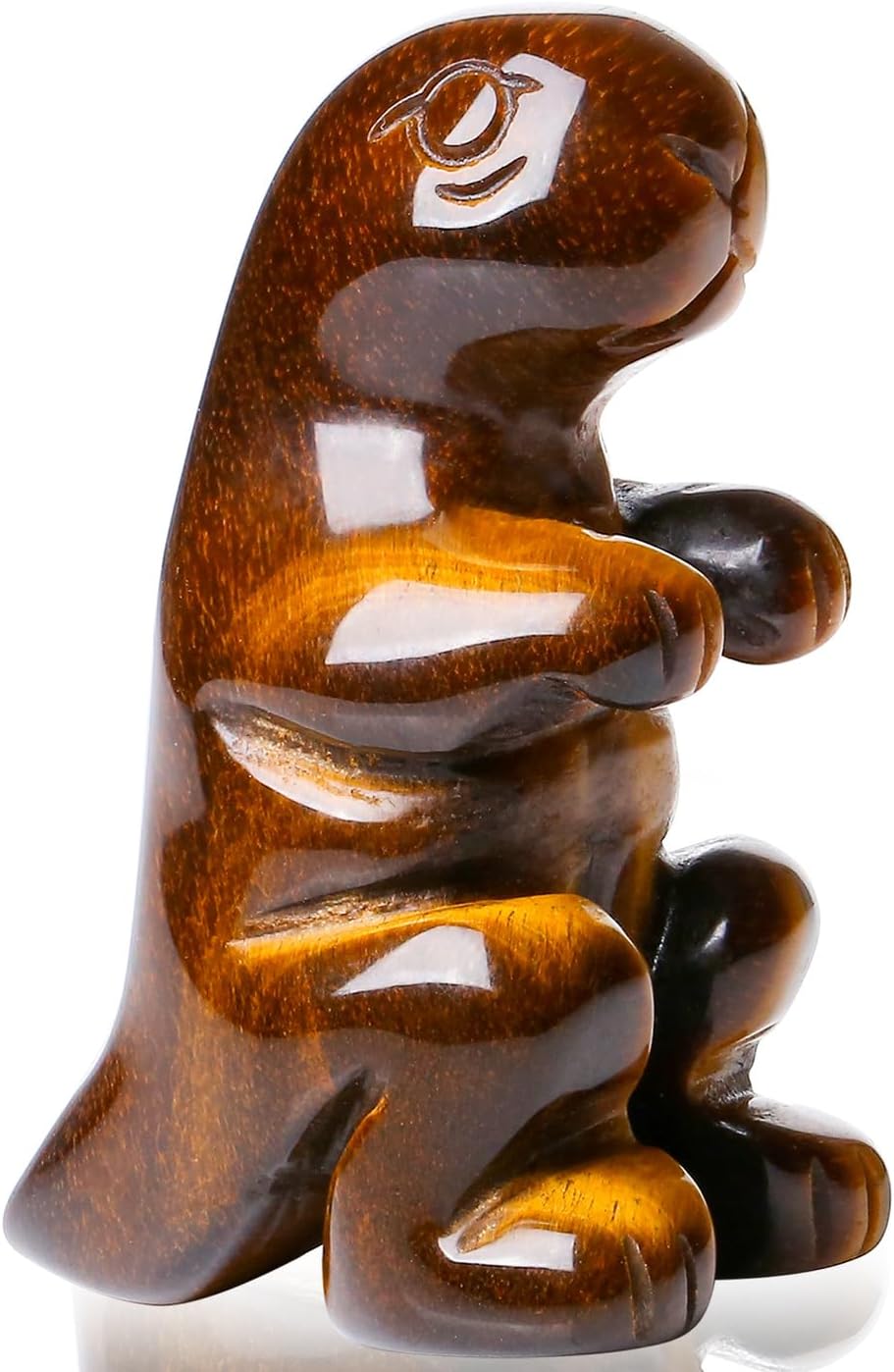 Sweet Spirit Animal Crystal Figurine - Pocket-Sized Healing Stone Sculpture for Pet Lovers, Birthdays & Mindfulness Gifts