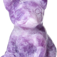 Sweet Spirit Animal Crystal Figurine - Pocket-Sized Healing Stone Sculpture for Pet Lovers, Birthdays & Mindfulness Gifts