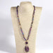 Handmade Boho Beaded Necklace for Women & Men – Adjustable Inch Natural Stone Chakra Pendant, Spiritual Healing Jewelry Gift for Birthdays, Christmas & Holidays