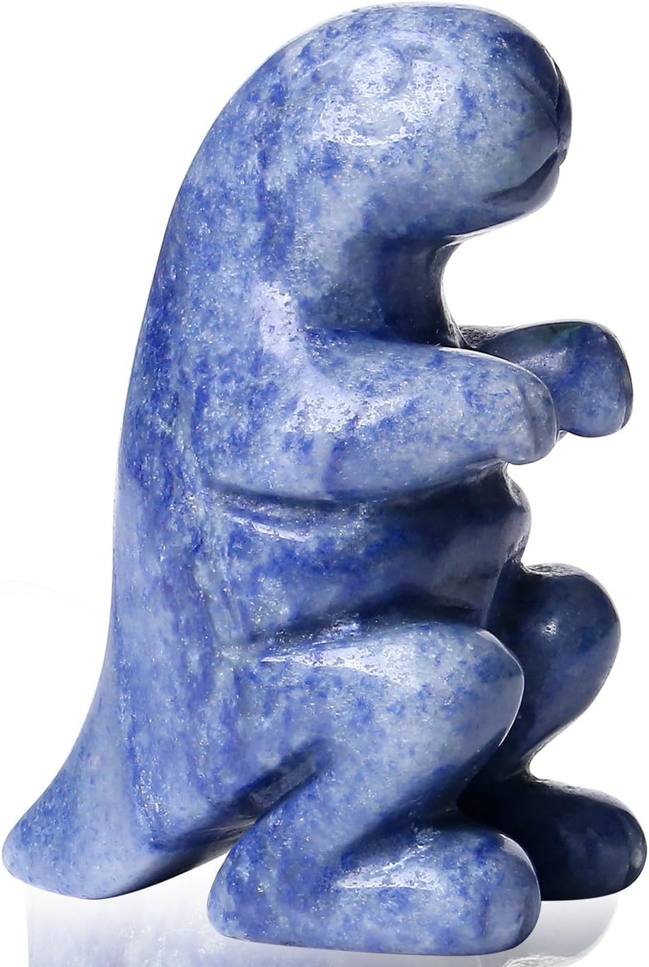 Sweet Spirit Animal Crystal Figurine - Pocket-Sized Healing Stone Sculpture for Pet Lovers, Birthdays & Mindfulness Gifts