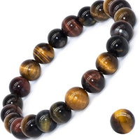 Handmade 8mm Natural Gemstone Stretch Bracelet - Healing Crystal Jewelry for Meditation, Yoga & Positive Energy Balance