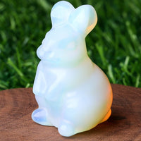 Sweet Spirit Animal Crystal Figurine - Pocket-Sized Healing Stone Sculpture for Pet Lovers, Birthdays & Mindfulness Gifts