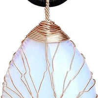 Handmade 7 Chakra Balancing Necklace - Natural Gemstone & Copper Wire Wrapped Boho Choker for Meditation & Energy Healing