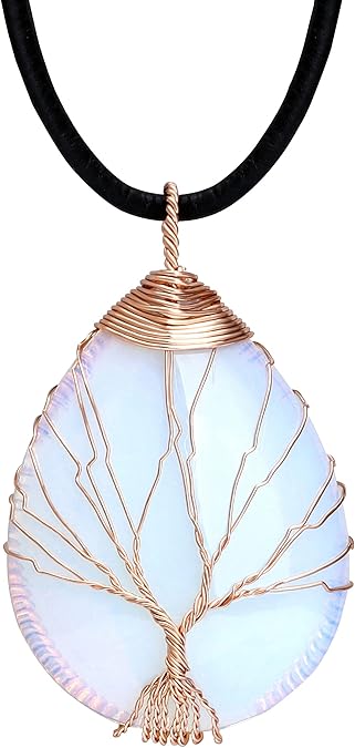 Handmade 7 Chakra Balancing Necklace - Natural Gemstone & Copper Wire Wrapped Boho Choker for Meditation & Energy Healing