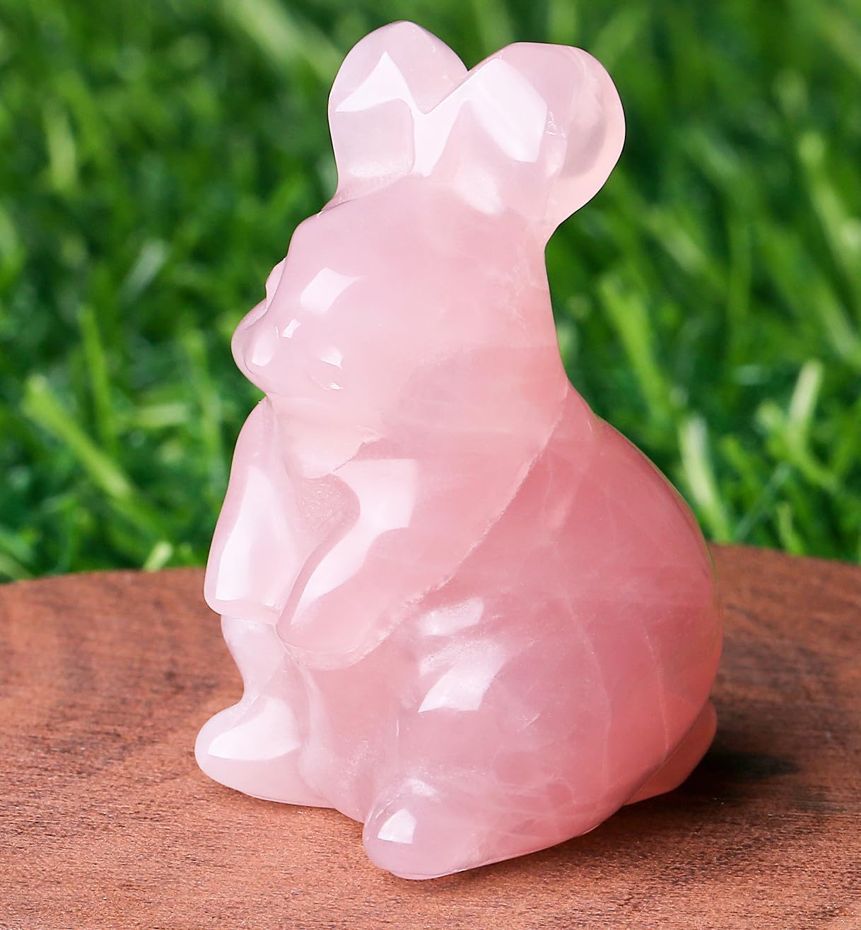 Sweet Spirit Animal Crystal Figurine - Pocket-Sized Healing Stone Sculpture for Pet Lovers, Birthdays & Mindfulness Gifts
