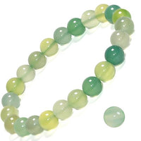 Handmade 8mm Natural Gemstone Stretch Bracelet - Healing Crystal Jewelry for Meditation, Yoga & Positive Energy Balance