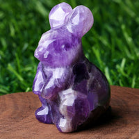 Sweet Spirit Animal Crystal Figurine - Pocket-Sized Healing Stone Sculpture for Pet Lovers, Birthdays & Mindfulness Gifts